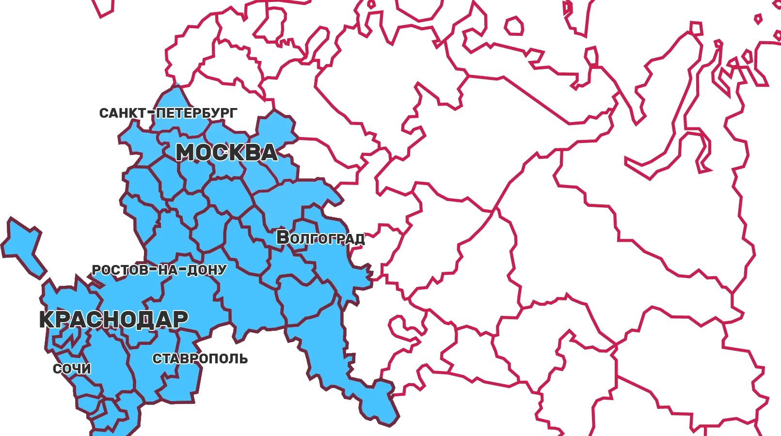 Карта в Подольске